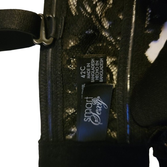 Smart and Sexy SA803 Black Underwire Push Up Convertible 42C - Picture 5 of 5